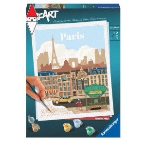 , , , GIOCO EDUCATIVO RAVENSBURGER CREART SERIE TREND C CITY: PARIGI