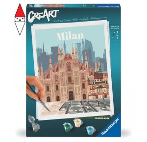 , , , GIOCO EDUCATIVO RAVENSBURGER CREART SERIE TREND C CITY: MILANO