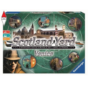 , , , GIOCO DA TAVOLO RAVENSBURGER SCOTLAND YARD VENICE