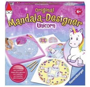 , , , GIOCO EDUCATIVO RAVENSBURGER MANDALA DESIGNER UNICORNO