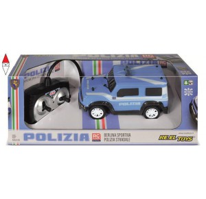 , , , RADIOCOMANDATO REEL-TOYS FUORISTRADA POLIZIA - 1/26 - CONTROLLO COMPLETO
