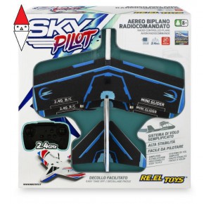 , , , RADIOCOMANDATO REEL-TOYS SKY PILOT BLACK AEREO 2.4GHZ