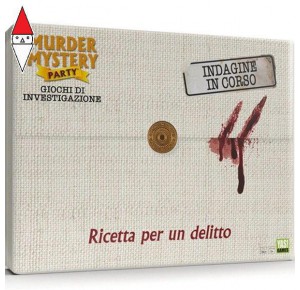 , , , GIOCO DA TAVOLO ROCCO MURDER MISTERY PARTY GAME - RICETTA PER UN DELITTO