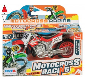 , , , MODELLINO RONCHI SUPERTOYS MOTOCROSS DIE CAST SCALA 1/24 ASSORTITI