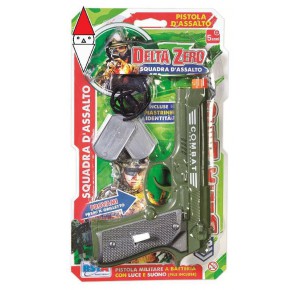 , , , GIOCO DI IMITAZIONE RONCHI SUPERTOYS PISTOLA MILITARE DELTA ZERO LUCI SUONI