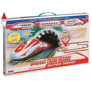 , , , MODELLINO RONCHI SUPERTOYS PLAYSET TRENO A BATTERIA 80 PZCIRCUITO 450 CM
