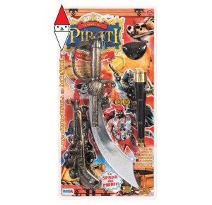 , , , RONCHI SUPERTOYS (IMPORTAZIONE) BLS PIRATI CON SPADA PISTOLA E ACCESSORI