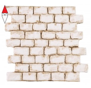 , , , NATALE ROSSI-ROSA MURO MATTONI GRANDE MODULARE CM. 23X1X21 IN GESSO