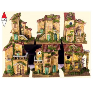 , , , NATALE ROSSI-ROSA CASOLARE CM. 20X14X26 (6 MOD.)