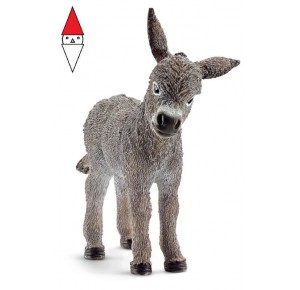 , , , ACTION FIGURE SCHLEICH ASINO, CUCCIOLO (SERIE FARM WORLD FATTORIA)