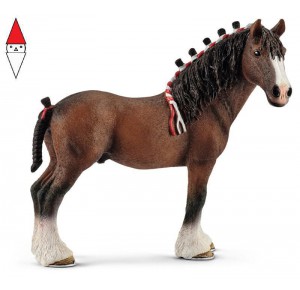, , , ACTION FIGURE SCHLEICH CASTRONE CLYDESDALE (SERIE FARM WORLD FATTORIA)