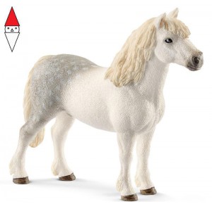 , , , ACTION FIGURE SCHLEICH STALLONE WELSH PONY (SERIE FARM WORLD FATTORIA)