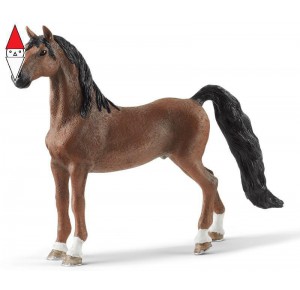 , , , ACTION FIGURE SCHLEICH CASTRONE AMERICA SADDLEBRED (SERIE HORSE CLUB CAVALLI)