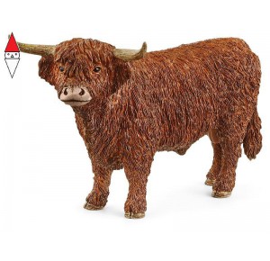 , , , ACTION FIGURE SCHLEICH MUCCA HIGHLANDER (SERIE FARM WORLD FATTORIA)