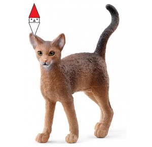 , , , ACTION FIGURE SCHLEICH GATTO ABISSINO (SERIE FARM WORLD FATTORIA)