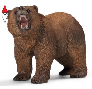 , , , ACTION FIGURE SCHLEICH ORSO GRIZZLY (SERIE WILD LIFE ANIMALI SELVAGGI)