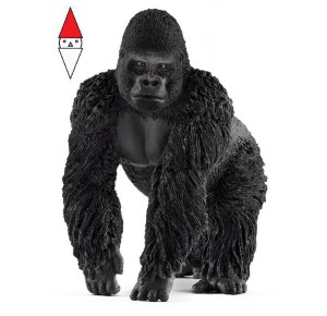 , , , ACTION FIGURE SCHLEICH GORILLA MASCHIO (SERIE WILD LIFE ANIMALI SELVAGGI)