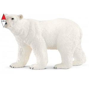 , , , ACTION FIGURE SCHLEICH ORSO POLARE (SERIE WILD LIFE ANIMALI SELVAGGI)