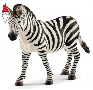 , , , ACTION FIGURE SCHLEICH FEMMINA DI ZEBRA (SERIE WILD LIFE ANIMALI SELVAGGI)