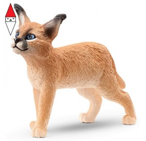 , , , ACTION FIGURE SCHLEICH CUCCIOLO DI CARACAL (SERIE WILD LIFE ANIMALI SELVAGGI)