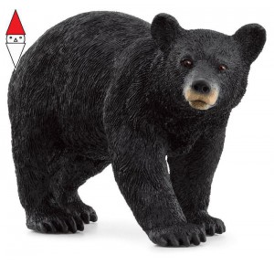, , , ACTION FIGURE SCHLEICH ORSO NERO AMERICANO (WILD LIFE)