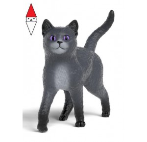 , , , ACTION FIGURE SCHLEICH KARAJAN IL GATTO (SCHOOL OF MAGICAL ANIMALS - PRICE GREY)