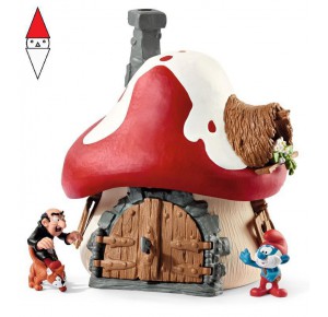 , , , ACTION FIGURE SCHLEICH CASA DEI PUFFI CON 2 FIGURE
