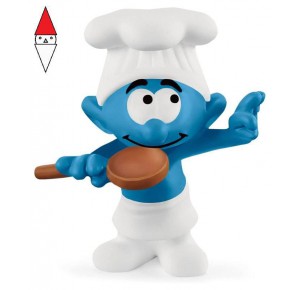 , , , ACTION FIGURE SCHLEICH PUFFO CHEF (SERIE PRE SCHOOL SMURFS PUFFI)