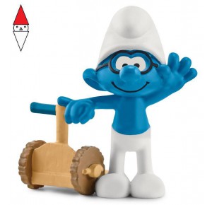 , , , ACTION FIGURE SCHLEICH PUFFO CON SEGWAY 5) (SERIE PRE SCHOOL SMURFS PUFFI)