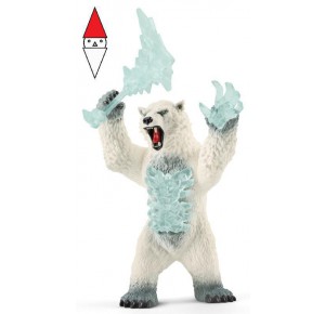 , , , ACTION FIGURE SCHLEICH ORSO BLIZZARD CON ARMA (SERIE ELDRADOR CREATURES)