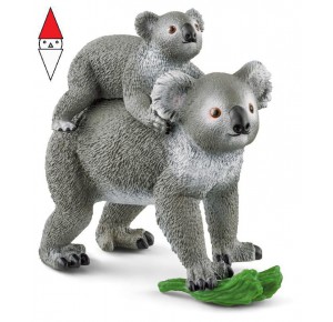 , , , ACTION FIGURE SCHLEICH MAMMA KOALA E CUCCIOLO (SERIE WILD LIFE ANIMALI SELVAGGI)