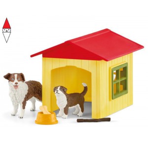 , , , ACTION FIGURE SCHLEICH CUCCIA DEI CANI (SERIE FARM WORLD FATTORIA)