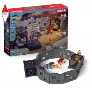 , , , ACTION FIGURE SCHLEICH BATTLECAVE ARENA: LAVA VS. OMBRA (ELDRADOR CREATURES)