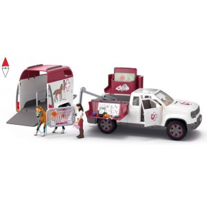 , , , ACTION FIGURE SCHLEICH AMBULATORIO VETERINARIO MOBILE CON RIMORCHIO (HORSE CLUB)