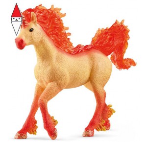 , , , ACTION FIGURE SCHLEICH STALLONE DI UNICORNO DI FUOCO ELEMENTA (SERIE BAYALA)