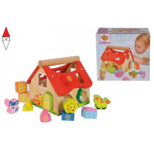 , , , PRIMA INFANZIA SIMBA EICHHORN CASETTA FORME E INCASTRI 15 PZ