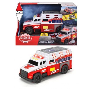 , , , MODELLINO SIMBA CITY HEROES AMBULANZA 15 CM LUCI E SUONI