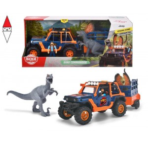 , , , MODELLINO SIMBA DINO COMMANDER CM. 40 LUCI E SUONI + 2 DINOSAURI E PERSONAGGIO