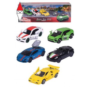 , , , MODELLINO SIMBA MAJORETTE DREAM CARS ITALY GIFTPACK 5 PZ