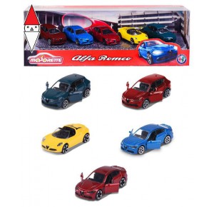 , , , MODELLINO SIMBA MAJORETTE ALFA ROMEO GIFTPACK 5 PEZZI