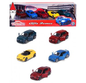 , , , MODELLINO SIMBA MAJORETTE ALFA ROMEO GIFTPACK 5 PEZZI