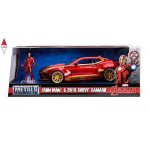 , , , MODELLINO SIMBA MARVEL IRON MAN CHEVY CAMARO SS