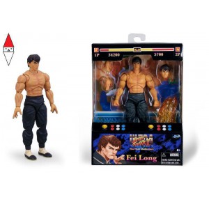 , , , ACTION FIGURE SIMBA STREET FIGHTER II FEI-LONG PERSONAGGIO CM.15  ACCESSORI