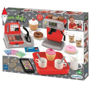 , , , GIOCO DI IMITAZIONE SMOBY CHEF SET CAFFETTERIA 33 PEZZI