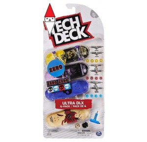 , , , ACTION FIGURE SPIN-MASTER TECH DECK PACK DA 4 SKATE