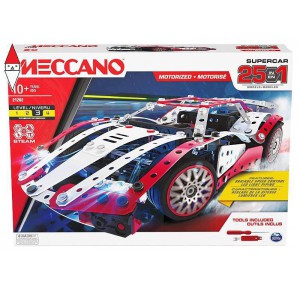 , , , COSTRUZIONE SPIN-MASTER MECCANO MULTIMODELLO DA 25 - SUPER CAR