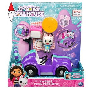 , , , ACTION FIGURE SPIN-MASTER GABBY DOLLHOUSE LA MACCHINA DI CARLITA