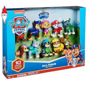 , , , ACTION FIGURE SPIN-MASTER PAW PATROL ALL PAWS CONFEZIONE REGALO DA 10 PERSONAGGI