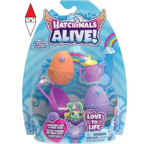 , , , ACTION FIGURE SPIN-MASTER HATCHIMALS PACK DA 2 CON PASSEGGINO