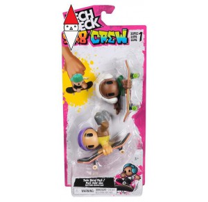 , , , ACTION FIGURE SPIN-MASTER TECH DECK SKATE CREW - PACK DA DUE PERSONAGGI